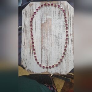 VTG Swarovski Goldtone  Over The Head 18 Inch  Necklace